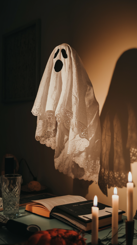 Floating Cheesecloth Ghosts